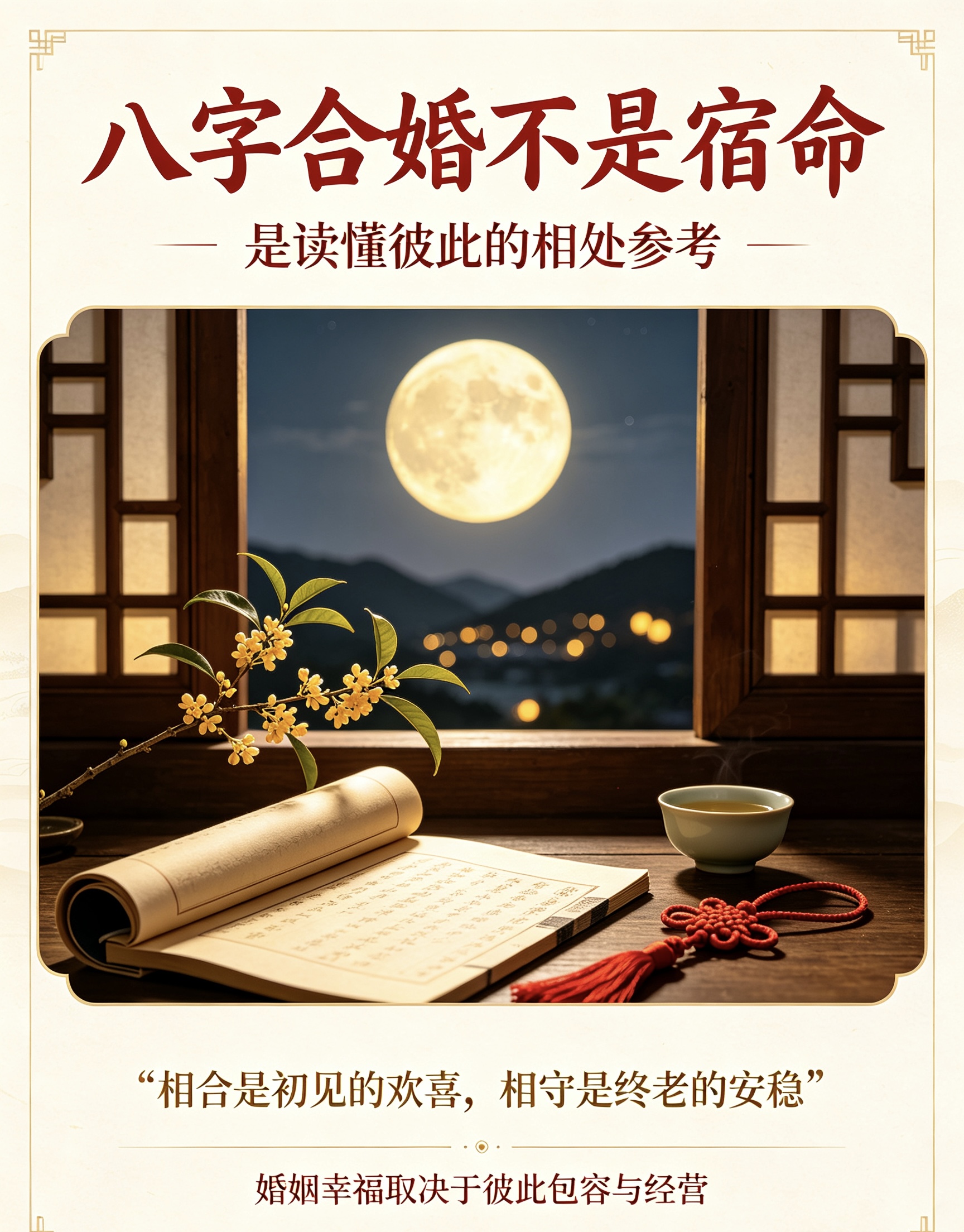 现代人,该如何正确看待合婚?