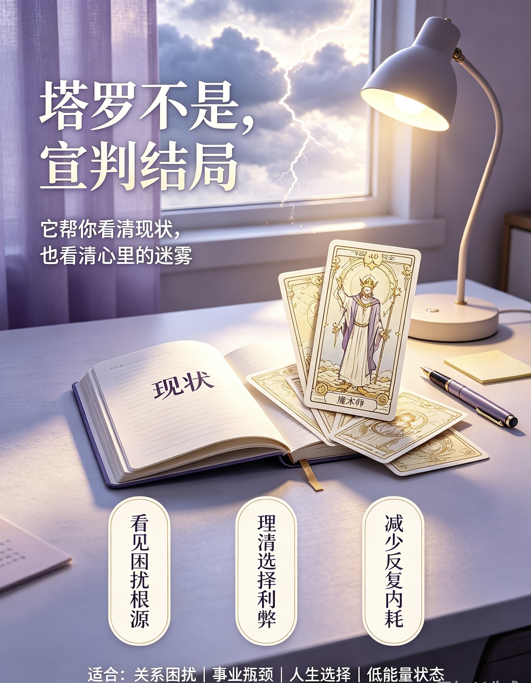 还在迷惘?来塔罗占卜一下吧
